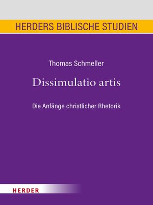 cover image of Dissimulatio artis